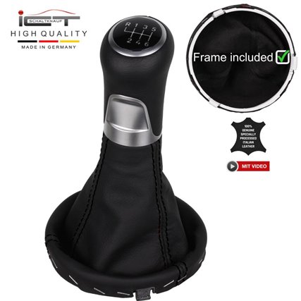 Audi A2 Typ 8Z pomello del cambio Alcantara pelle cuffia