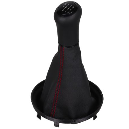 ict pomo de la palanca de cambios con costuras rojas VW New Beetle Typ 9C Beetle Typ 5C