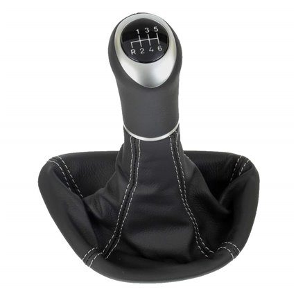 ict Schaltknauf mit graue Naht Mercedes V-Klasse W639 Vito Viano