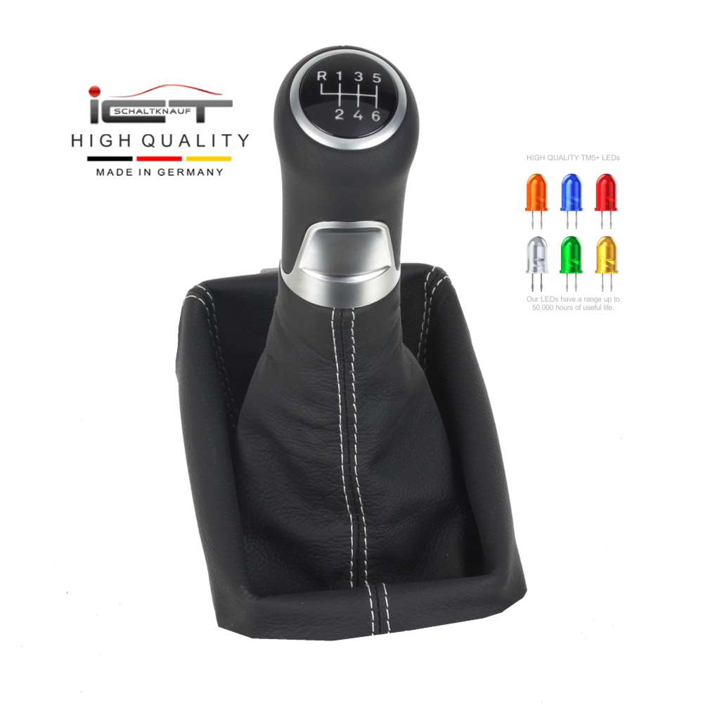 Mazda CX5 Typ KH GE KF pomo de la palanca de cambios Alcantara cuero funda