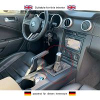 Schaltknauf Schaltsack Ford Mustang leder schaltmanschette