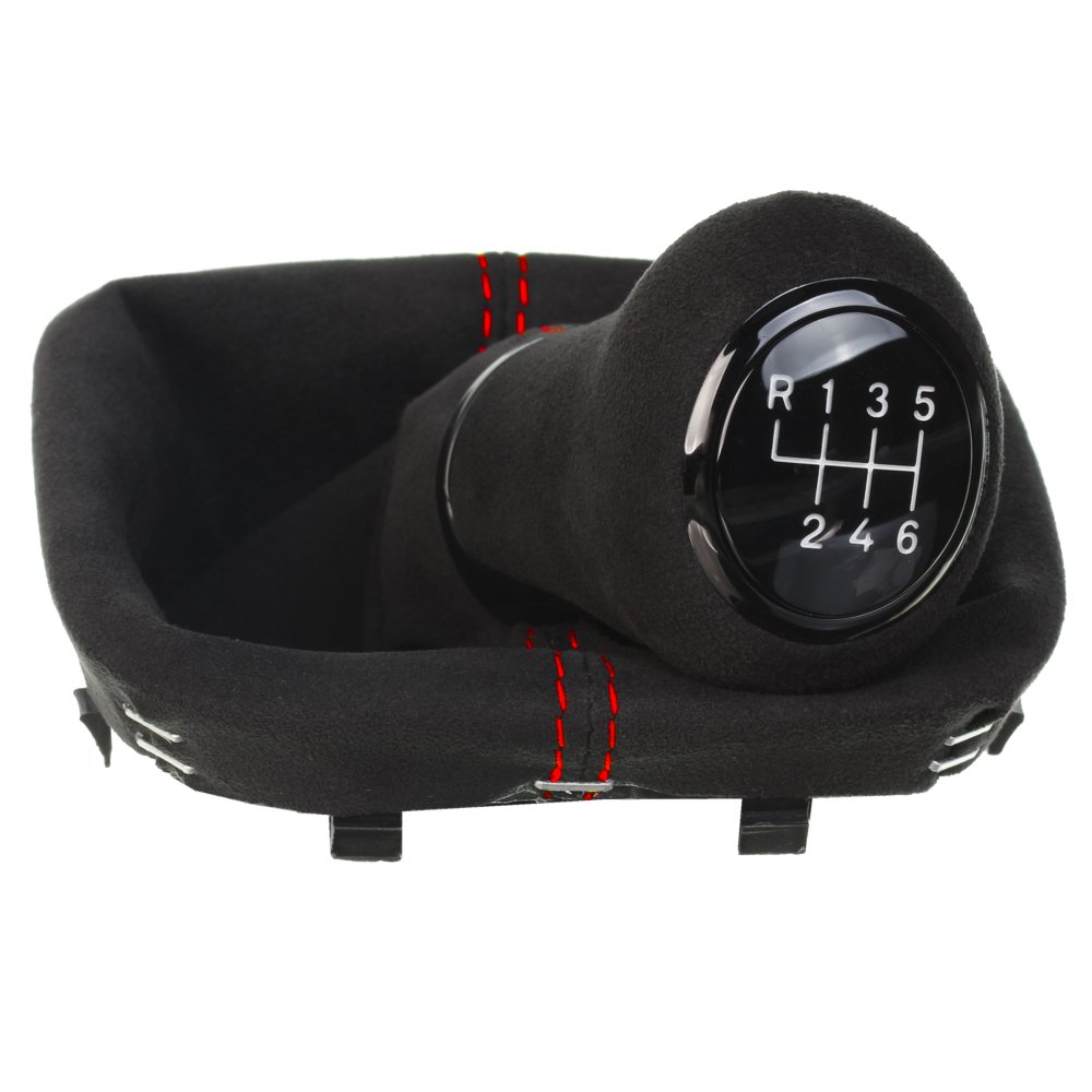 VW Golf 5 Golf 6 Eos Scirocco 3 MK5 MK6 Schaltknauf Schaltsack Alcantara leder schaltmanschette