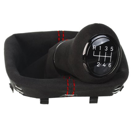 VW Golf 5 Golf 6 Eos Scirocco 3 MK5 MK6 pommeau de vitesse soufflet cuir Alcantara