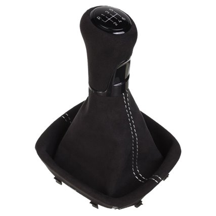 ict shift knob with grey stitching VW Golf 5 Golf 6 Eos Scirocco 3 MK5 MK6