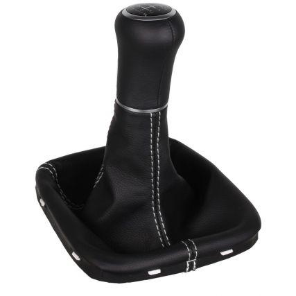 ict pommeau de vitesse avec coutures noires Porsche Cayenne Typ 9PA