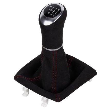 ict manopla de câmbio com costura preta Porsche Boxster Cayman Typ 718 981 982 Spyder