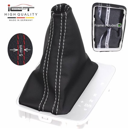 VW Golf 7 DSG shift gear boot gaiter cover Alcantara leather