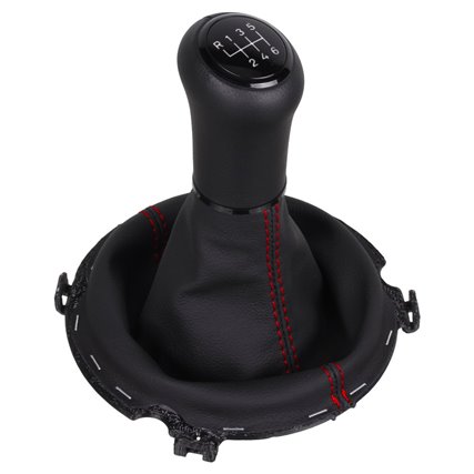 ict pomo de la palanca de cambios con costuras rojas Audi TT 8J 8J9 8S