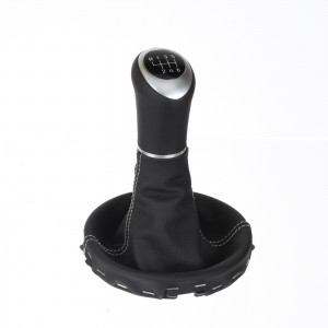 VW Bus T5 shift gear knob boot gaiter leather mounting frame