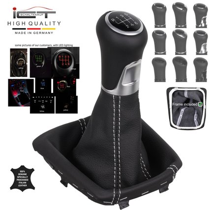 Schaltknauf Schaltsack Skoda Karoq leder schaltmanschette Schaltknauf Schaltsack Skoda Karoq leder schaltmanschette