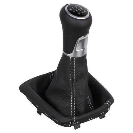 Skoda Karoq Schaltknauf Schaltsack Alcantara leder schaltmanschette