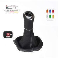 VW Bus T6 Transporter Multivan California shift gear knob boot gaiter cover Alcantara leather