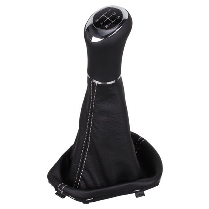 ict pomello del cambio con cuciture grigie Dacia Sandero Stepway 1 BS2 B8 Logan MCV