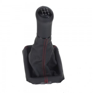 ict shift knob with red stitching Mazda 2 DY DE DJ DL