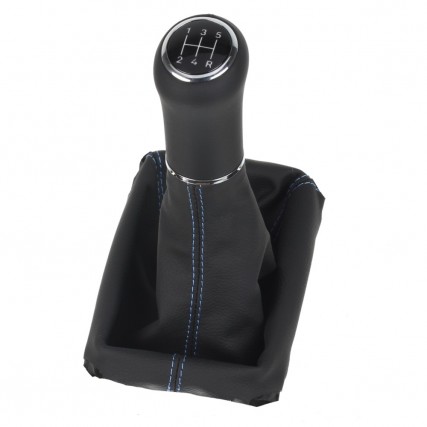 ict shift knob with grey stitching Mazda 2 DY DE DJ DL