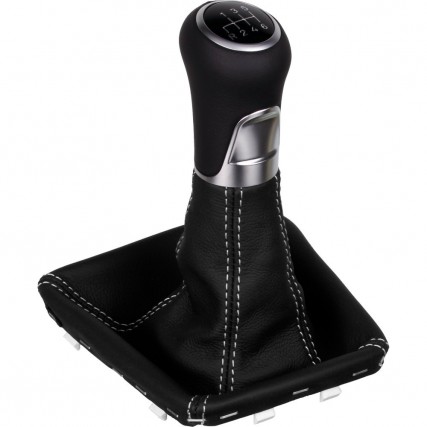 Mercedes A-Klasse W177 CLA  C118 shift gear knob boot gaiter cover Alcantara leather