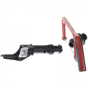 ict pommeau de vitesse avec coutures rouges Alfa Romeo Mito