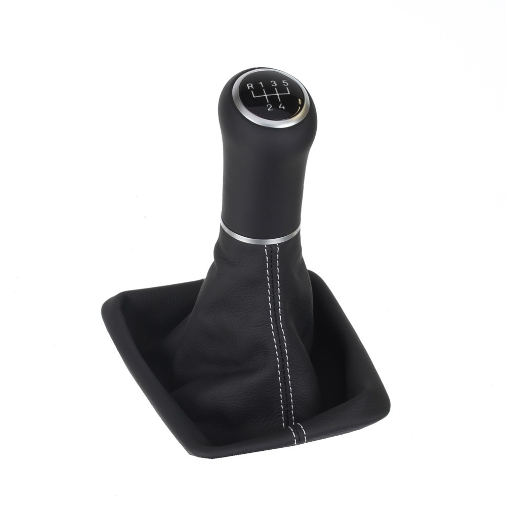 Seat Leon 3 Typ 5F manopla de câmbio Alcantara couro coifa