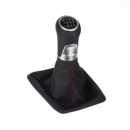 ict shift knob with black stitching Seat Leon 3 Typ 5F