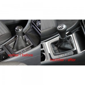 ict manopla de câmbio com costura cinza Seat Leon 3 Typ 5F