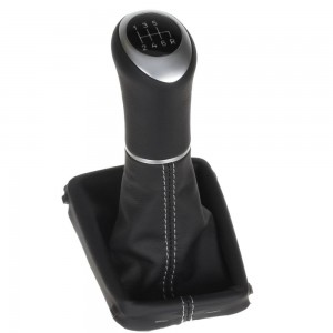 Volvo XC60 pomo de la palanca de cambios de cuero funda marco de montaje