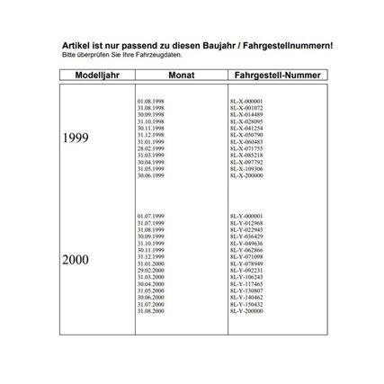  Audi Schaltknauf Schaltsack A3 Audi A3 Typ 8L 08/1998 -