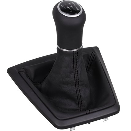 ict pomo de la palanca de cambios con costuras negras BMW Z4 E85 Roadster E86 Coupe E89