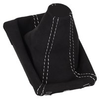 Porsche Macan Typ 95B Gear shift gaiter, Alcantara seam silver