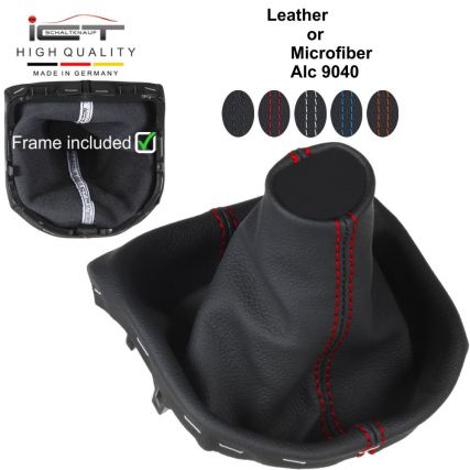 VW T6 Bus Schaltsack leder schaltmanschette mit rahmen Alcantara VW T6 Bus Schaltsack leder schaltmanschette mit rahmen Alcantara