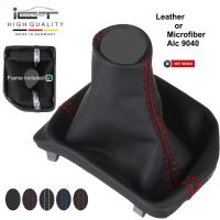 VW T6 Bus soufflet de levier de vitesse en cuir avec cadre Alcantara