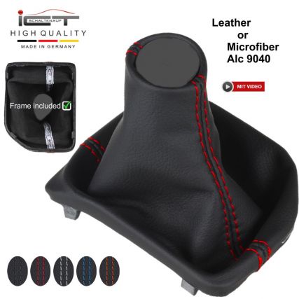 VW T6 Bus Alcantara® leather gear gaiter automatic VW T6 Bus Alcantara® leather gear gaiter automatic