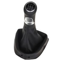 Citroen Nemo pomo de la palanca de cambios Alcantara cuero funda