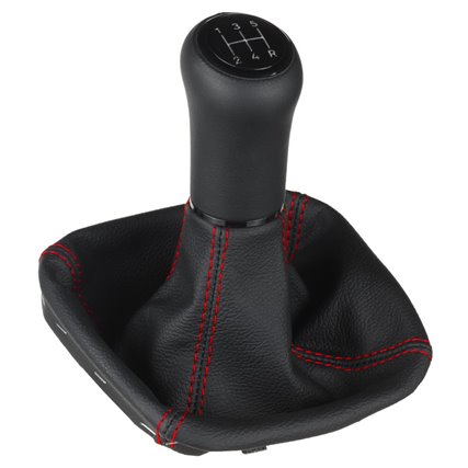 Ford Transit MK7 (2006-2014) pomello del cambio pelle e cuffia con telaio di montaggio