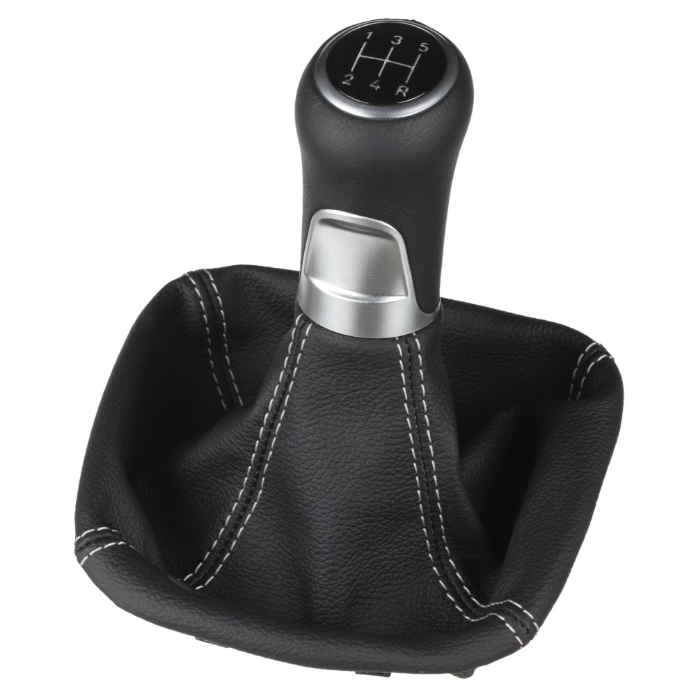 Ford Transit MK7 (2006-2014) pomo de la palanca de cambios Alcantara cuero funda