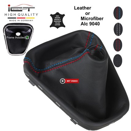 BMW Z3 Roadster M Coupe (1996 – 2003) pomo de la palanca de cambios Alcantara cuero funda