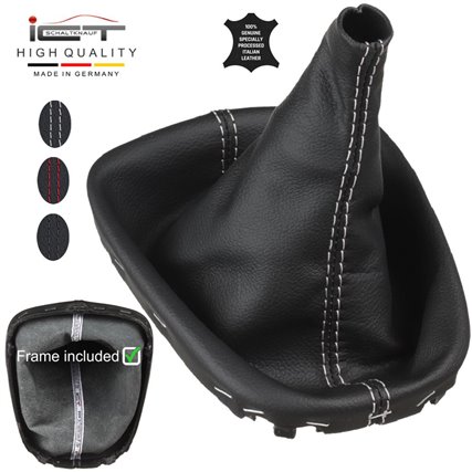 Citroen C1 Peugeot 107 Toyota Aygo (2005-2014) pomello del cambio pelle e cuffia con telaio di montaggio
