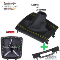 Porsche PDK GT3 Style Boxster Cayman Spyder 718 911 991 981 982 Alcantara deri vites topuzu ve körük