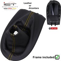 Porsche Boxster Typ 986 (1996 – 2004) pomo de la palanca de cambios de cuero funda marco de montaje