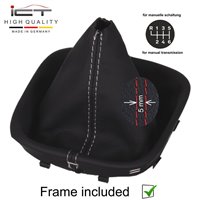 VW Golf 5 Golf 6 Eos Scirocco 3 MK5 MK6 (2003-2015) manopla de câmbio Alcantara couro coifa