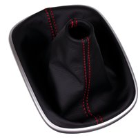 VW Passat 5B Typ 3B / 3BG / W8 (1996 – 2005) pomo de la palanca de cambios de cuero funda marco de montaje