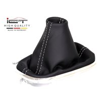 Mercedes C-Class Automatik W203 CLK C209 S203 CL203 (2002-2011) manopla de câmbio de couro coifa com moldura de montagem