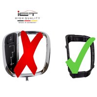 ict pommeau de vitesse avec coutures noires Mercedes C-Class Automatik W203 CLK C209 S203 CL203 (2002-2011)