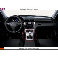 Mercedes C-Class Facelift W203 S203 CL203 W209 A209 (2004-2008) schaltmanschette unten ansicht mit kabel