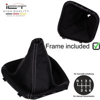 Mercedes C-Class Facelift W203 S203 CL203 W209 A209 (2004-2008) pommeau de vitesse soufflet cuir Alcantara