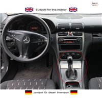 Mercedes C-Class W203 W209 CLK Cabrio Sportcoupe CL203 ( 2000 - 2005) schaltmanschette unten ansicht mit kabel