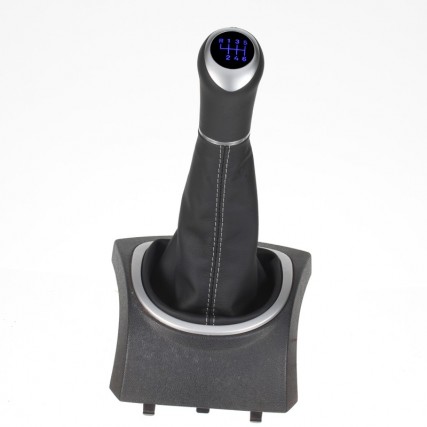 Renault Clio 3 shift gear knob boot gaiter leather mounting frame