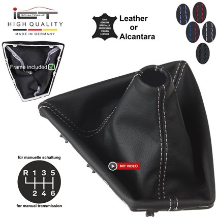 BMW 1 2 Series F20 F21 F22 F23 (2010-2019) shift gear knob boot gaiter cover Alcantara leather BMW 1 2 Series F20 F21 F22 F23 (2010-2019) shift gear knob boot gaiter cover Alcantara leather