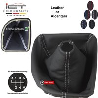 BMW Serie 5 E60 E61 Touring Facelift (2003-2010) pomello del cambio Alcantara pelle cuffia