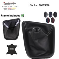 BMW Série 3 E36 316i 318ti 318tds 323ti (1992-1998) pommeau de vitesse soufflet cuir Alcantara