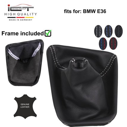 BMW 3 Serisi E36 316i 318ti 318tds 323ti (1992-1998) Alcantara deri vites topuzu ve körük BMW 3 Serisi E36 316i 318ti 318tds 323ti (1992-1998) Alcantara deri vites topuzu ve körük